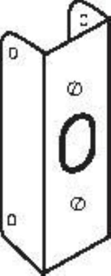 Don-Jo 10FE Door Reinforcer for Deadbolts and Key-in-knob locks