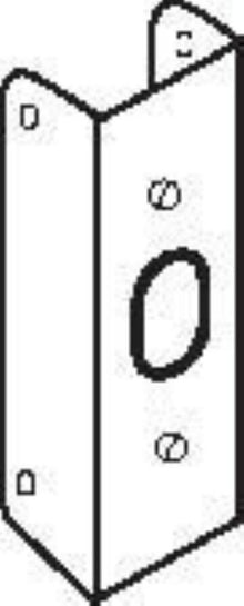 Don-Jo 10FE Door Reinforcer for Deadbolts and Key-in-knob locks.