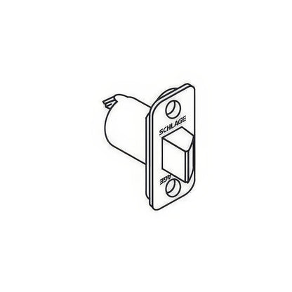 Schlage Commercial 11-069 2-3/8" Spring Latch with 1/4" Radius Corner 1" x 2-1/4" Faceplate