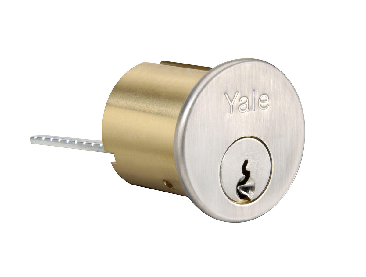 ASSA Abloy Accentra 1109GB626 6 Pin Standard Rim Cylinder with GB Keyway US26D (626) Satin Chrome Finish.