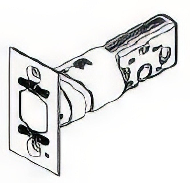 Schlage Commercial 12-288 Universal Square Corner Deadbolt Latch