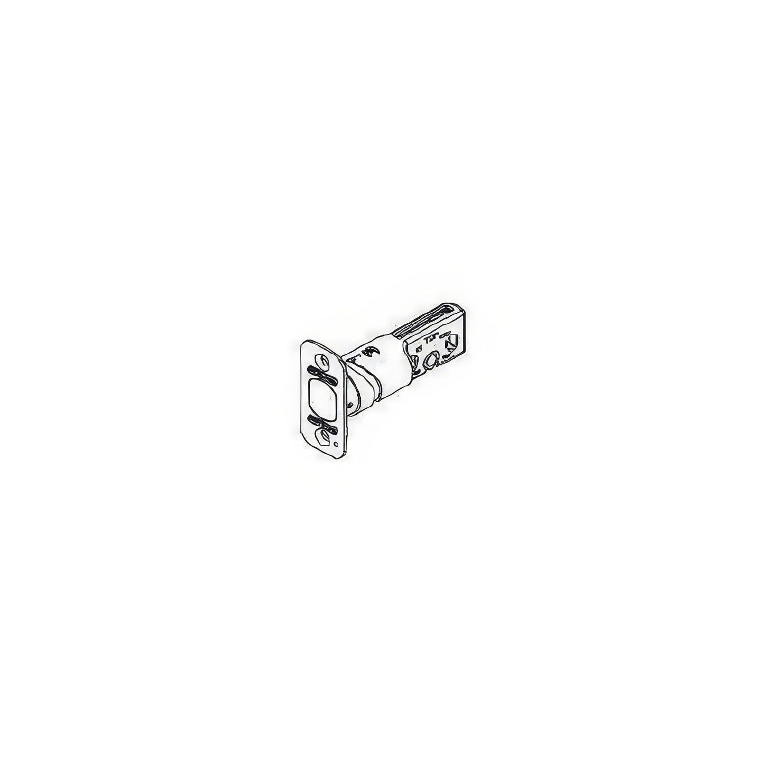 Schlage Commercial 12-289 Universal Round Corner Deadbolt Latch