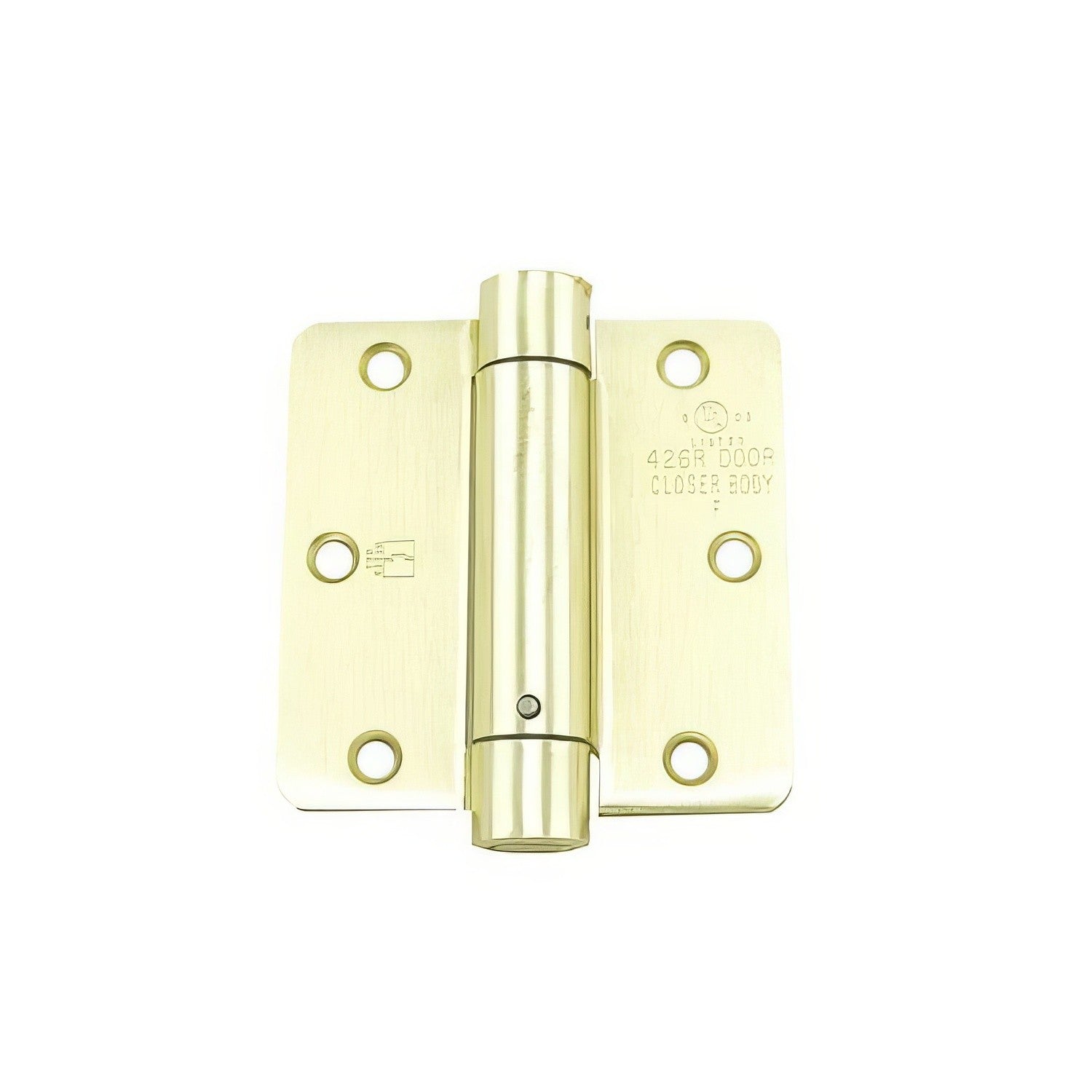 Hager 125131 3.5" x 3.5" Mortise Spring Hinge with 1/4" Radius Corner - Sold Each.