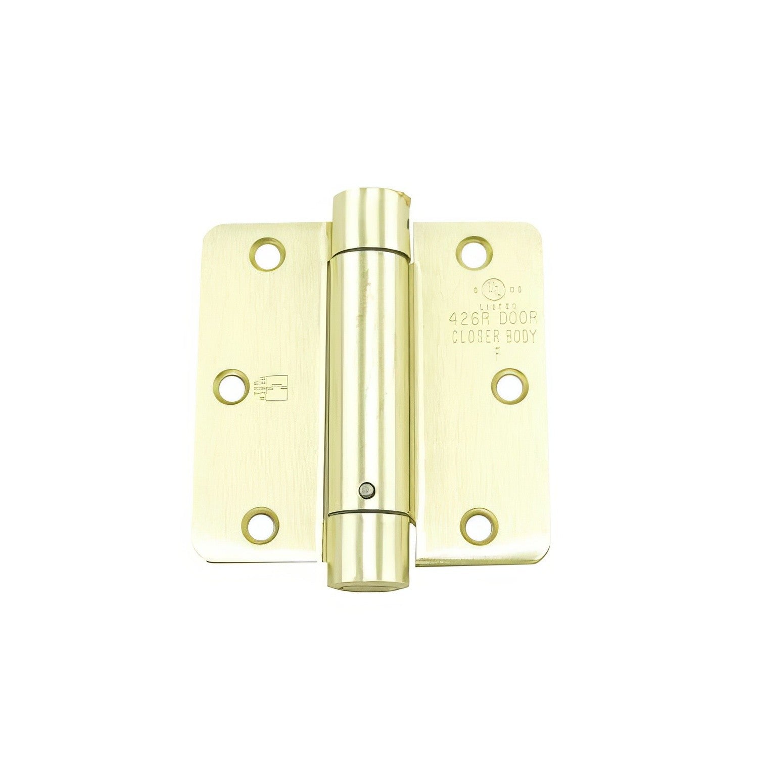 Hager 125131 3.5" x 3.5" Mortise Spring Hinge with 1/4" Radius Corner - Sold Each.