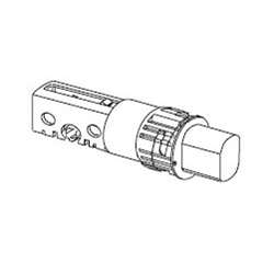 Schlage Commercial 12642626 3-3/4" Deadbolt with Circular Drive-In Faceplate