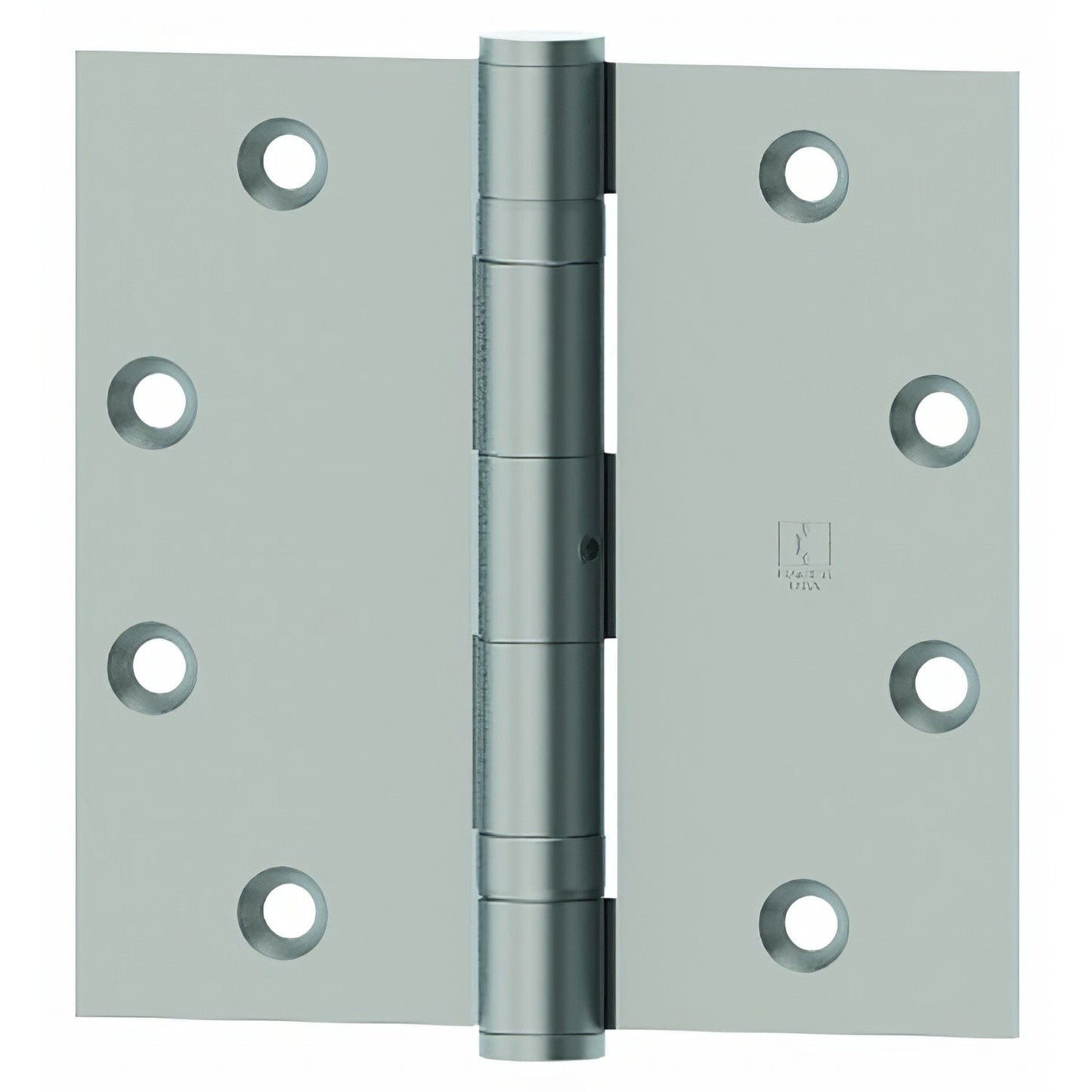 Hager 1279412NRP 4-1/2" x 4-1/2" Full Mortise Five Knuckle Plain Bearing Standard Weight Hinge, Non Removable Pin