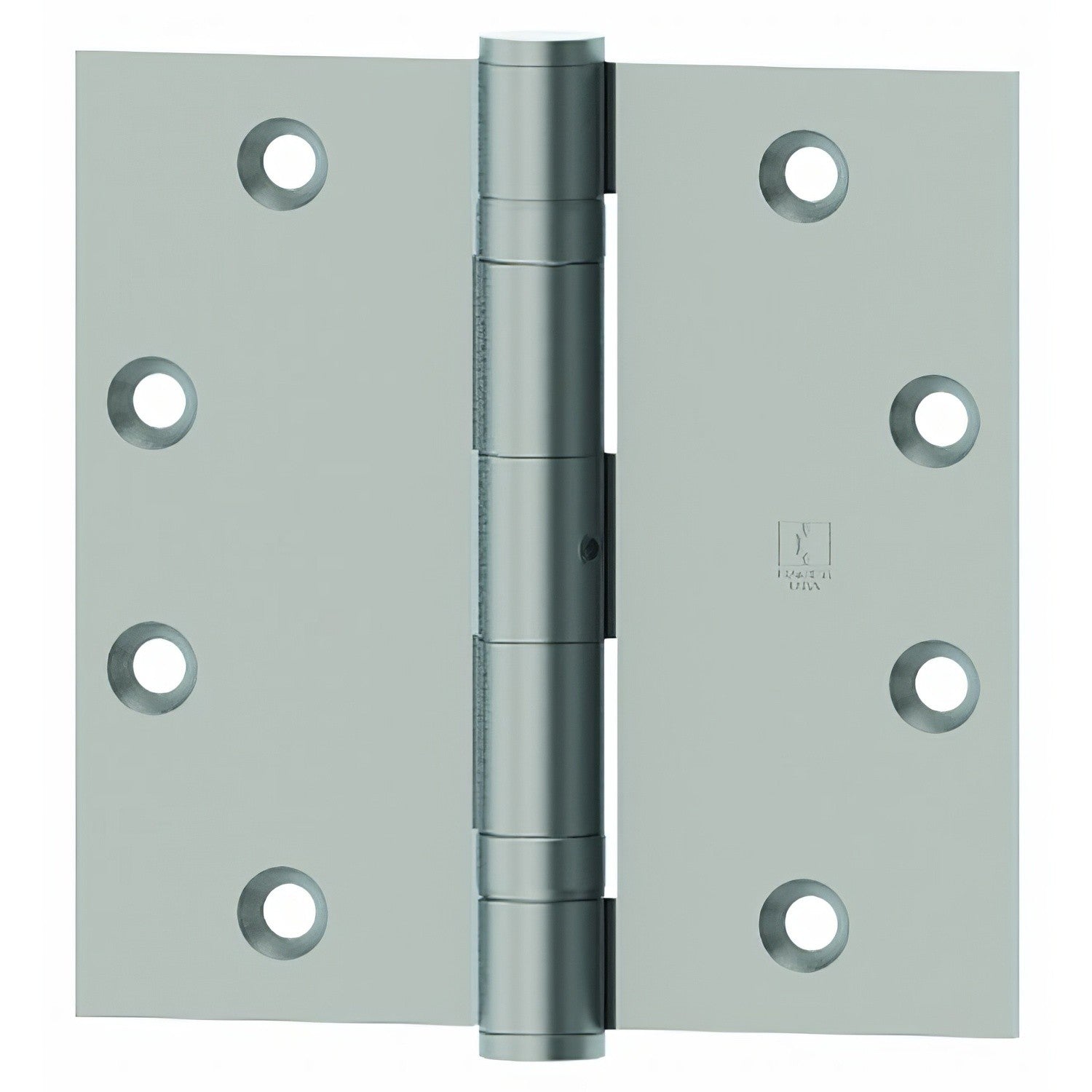 Hager 1279412NRP 4-1/2" x 4-1/2" Full Mortise Five Knuckle Plain Bearing Standard Weight Hinge, Non Removable Pin