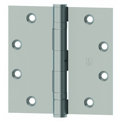 Hager 1279412NRP 4-1/2" x 4-1/2" Full Mortise Five Knuckle Plain Bearing Standard Weight Hinge, Non Removable Pin