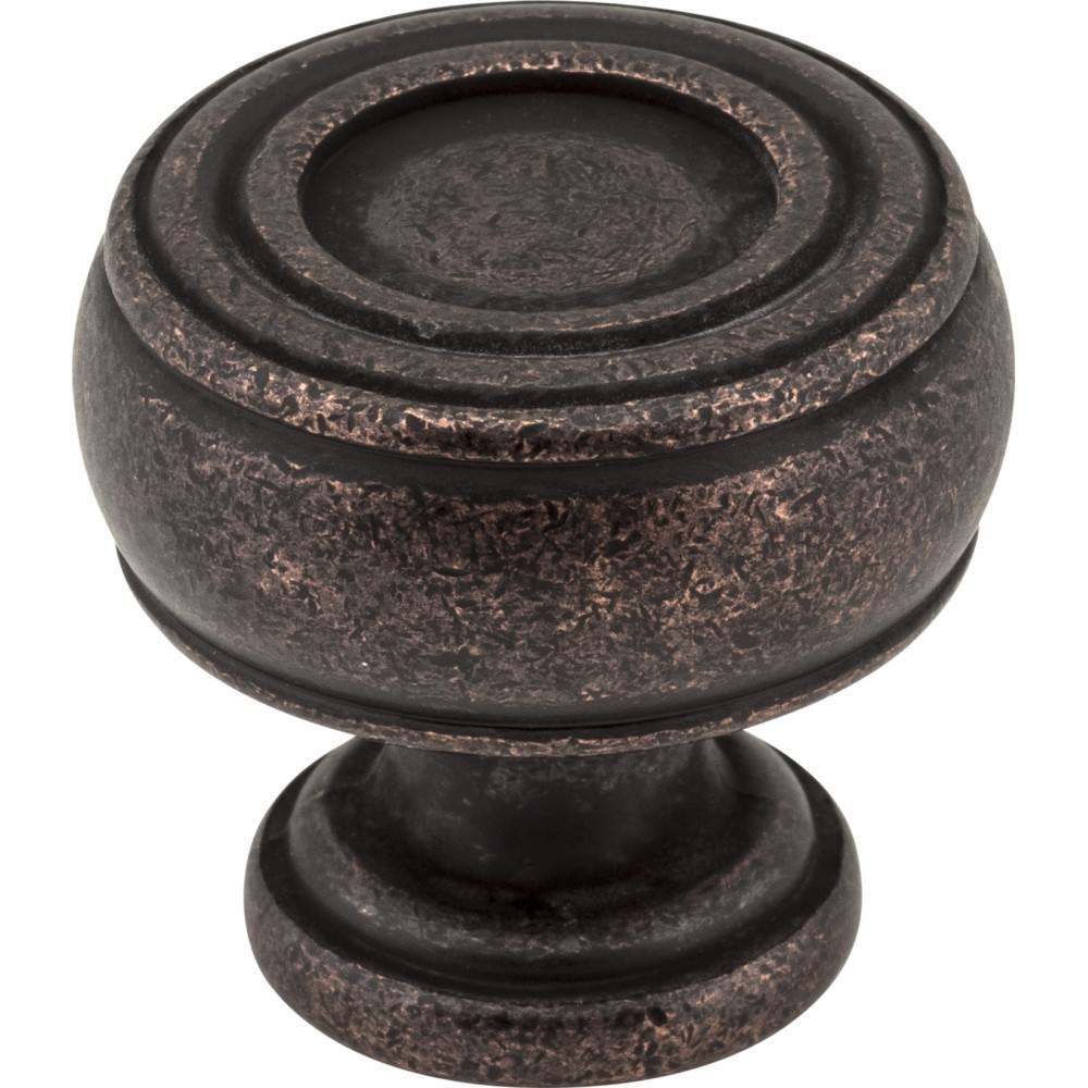 Jeffrey Alexander 127 Bremen 2 1-3/16" Zinc Barrel Cabinet Knob
