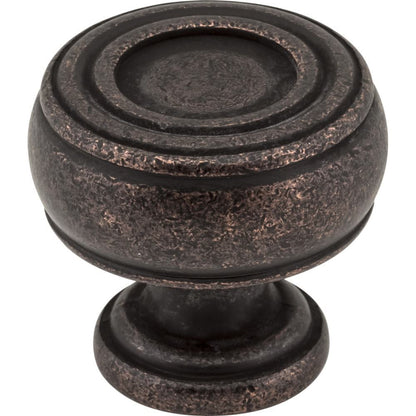 Jeffrey Alexander 127 Bremen 2 1-3/16" Zinc Barrel Cabinet Knob