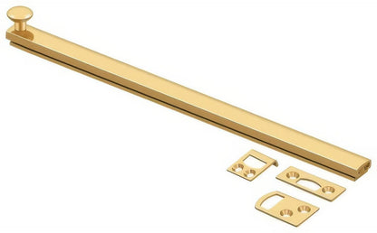 Deltana 12SBCS 12" Surface Bolt with Concealed Screws
