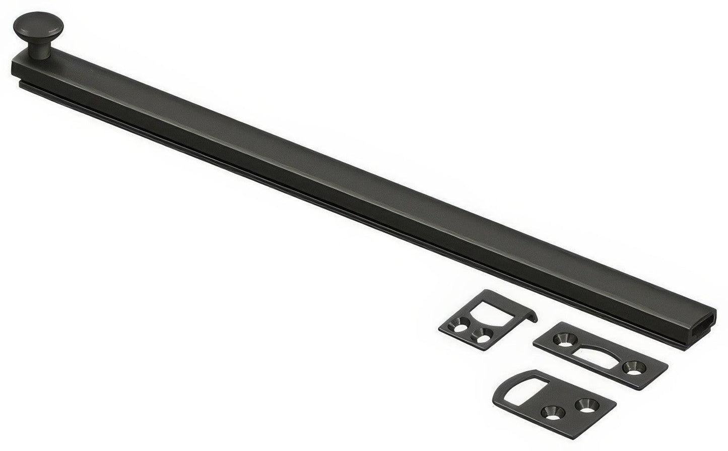 Deltana 12SBCS 12" Surface Bolt with Concealed Screws