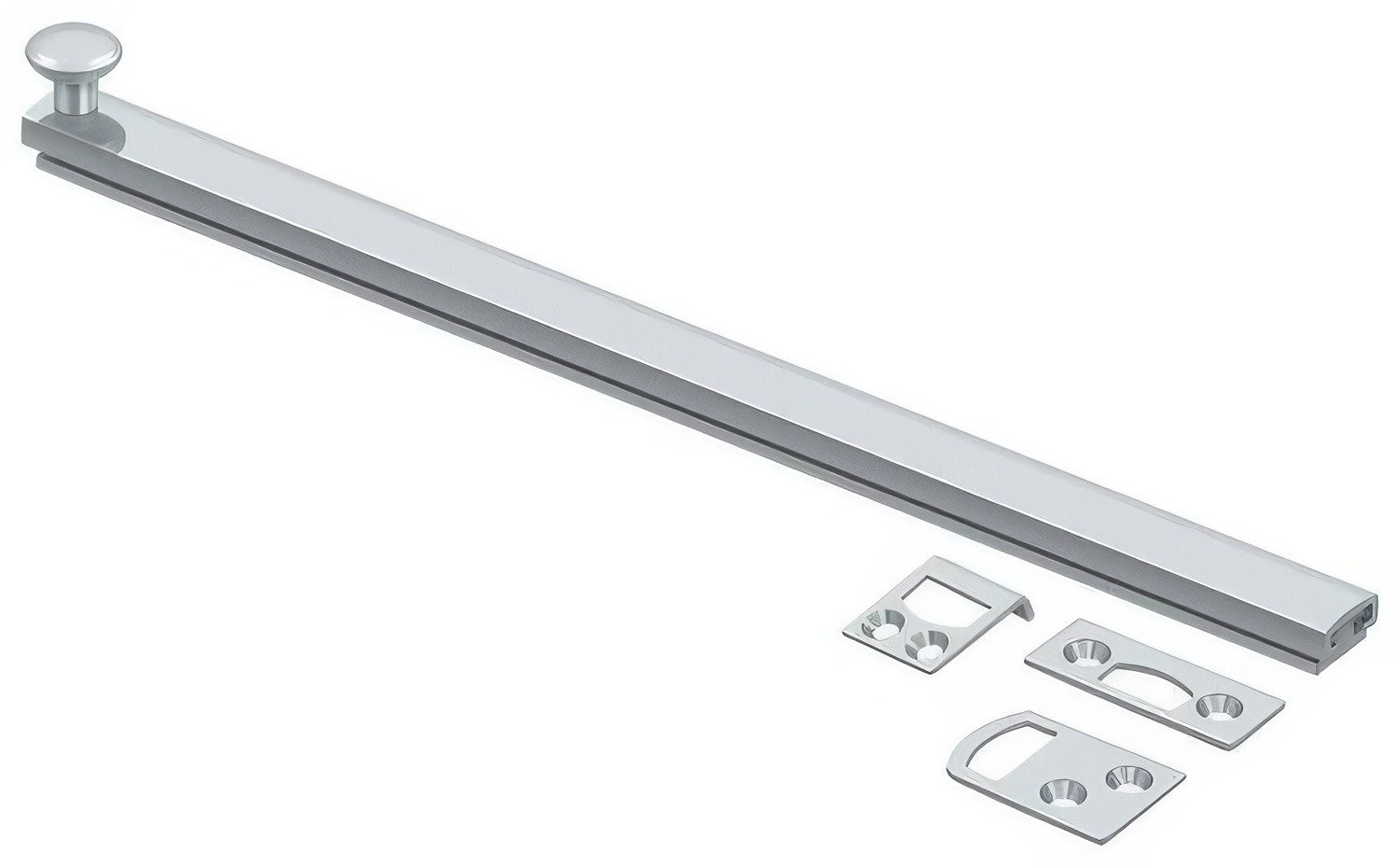 Deltana 12SBCS 12" Surface Bolt with Concealed Screws