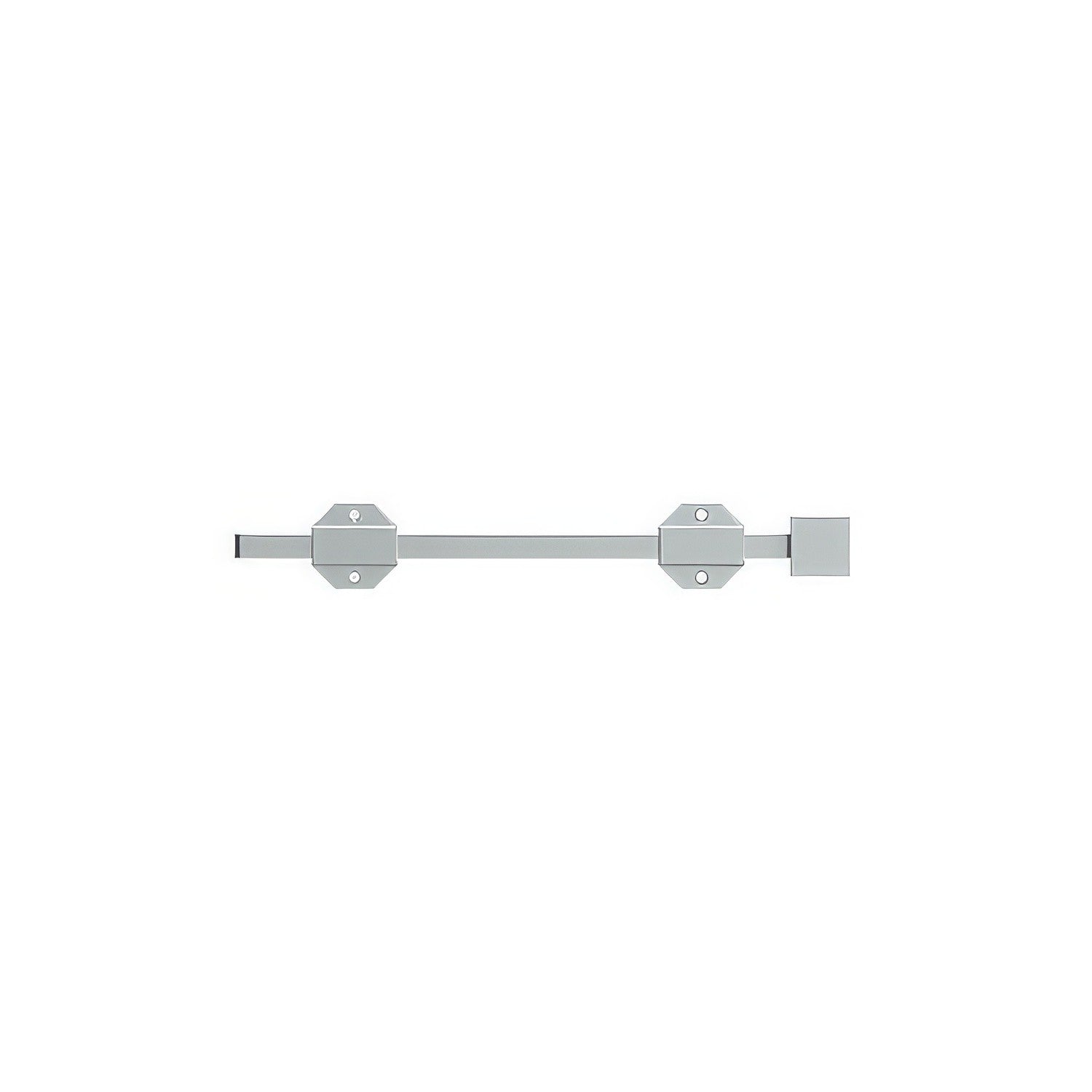Deltana 12SBM Solid Brass 12-1/2" Modern Surface Bolt