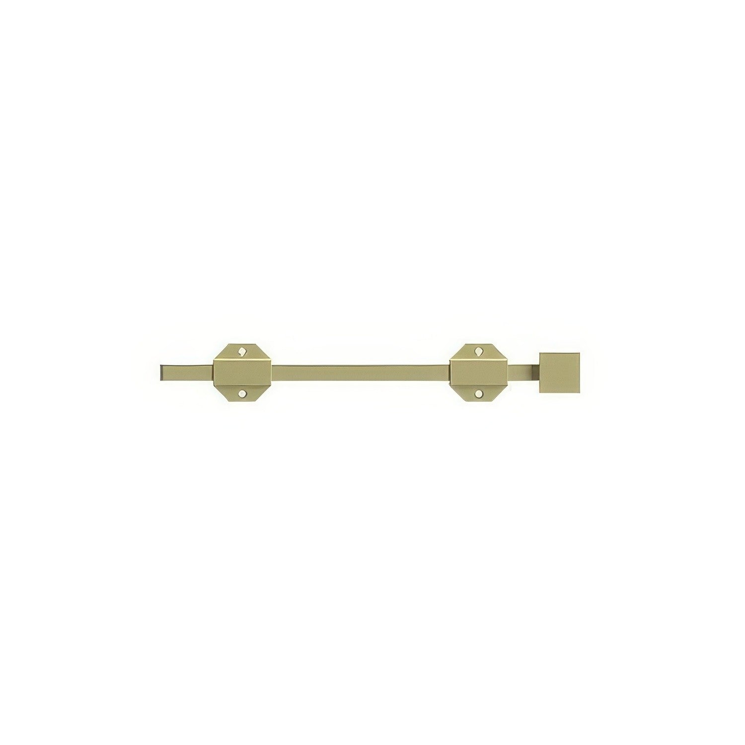 Deltana 12SBM Solid Brass 12-1/2" Modern Surface Bolt