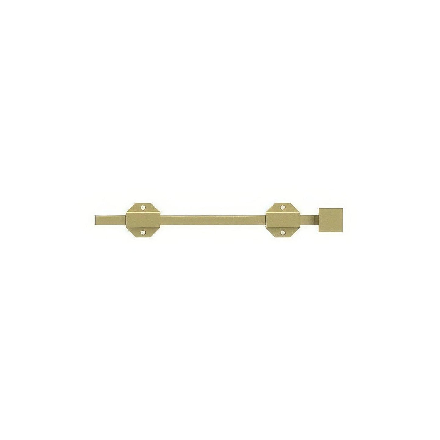 Deltana 12SBM Solid Brass 12-1/2" Modern Surface Bolt