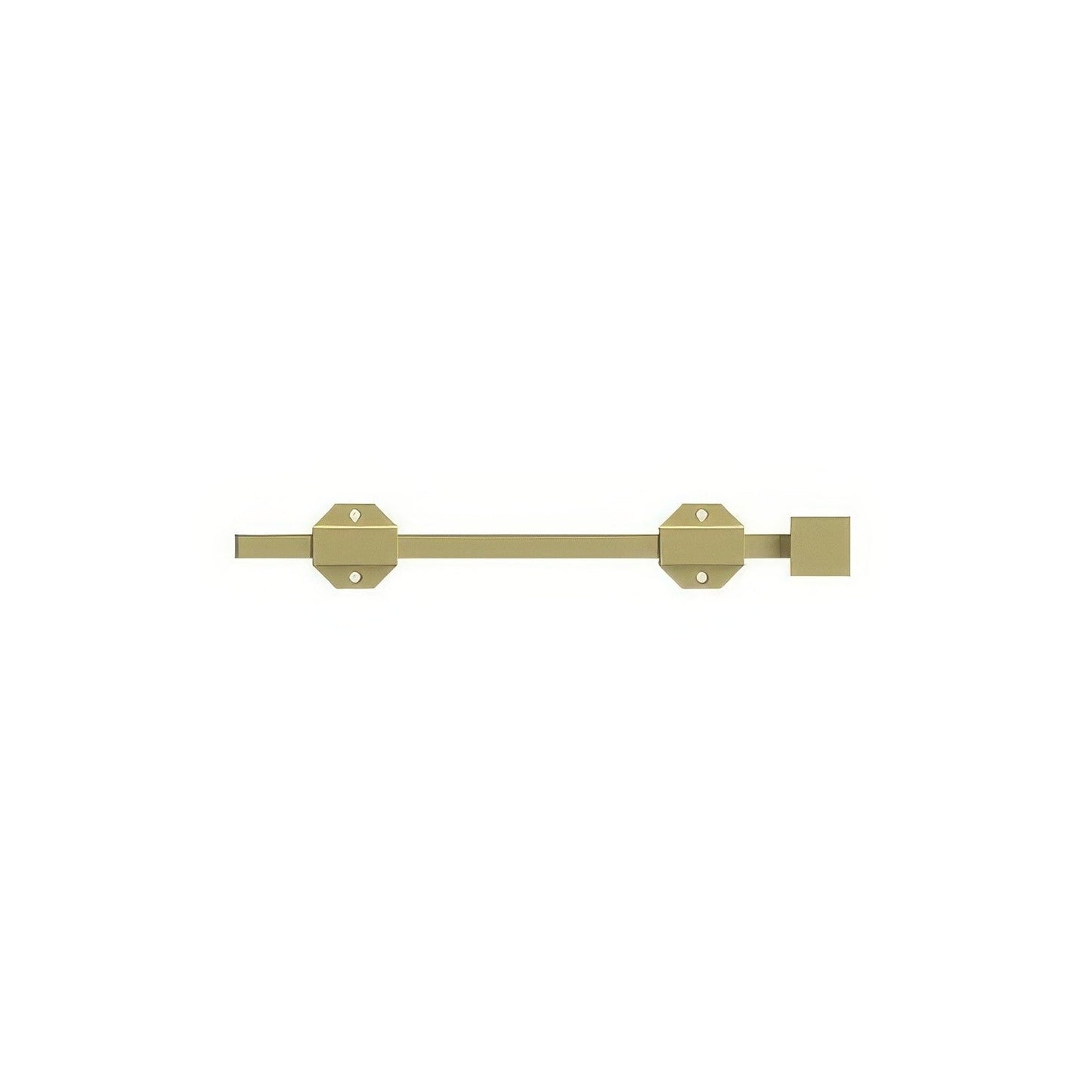 Deltana 12SBM Solid Brass 12-1/2" Modern Surface Bolt