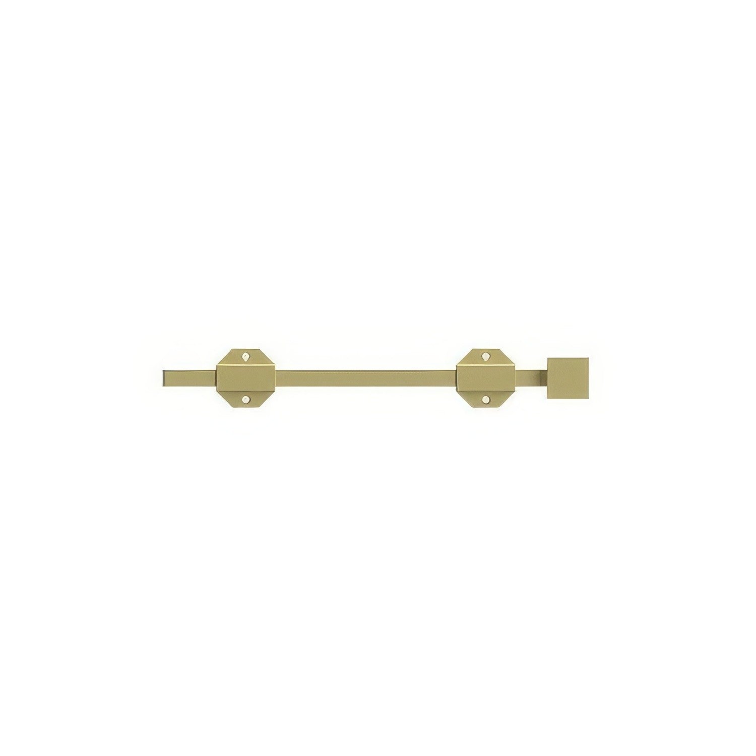 Deltana 12SBM Solid Brass 12-1/2" Modern Surface Bolt