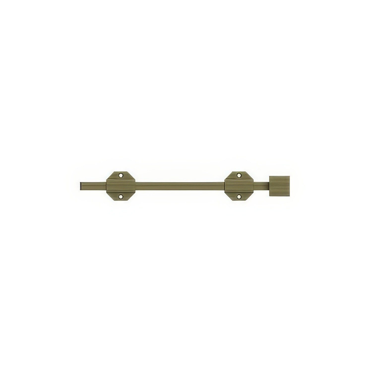 Deltana 12SBM Solid Brass 12-1/2" Modern Surface Bolt