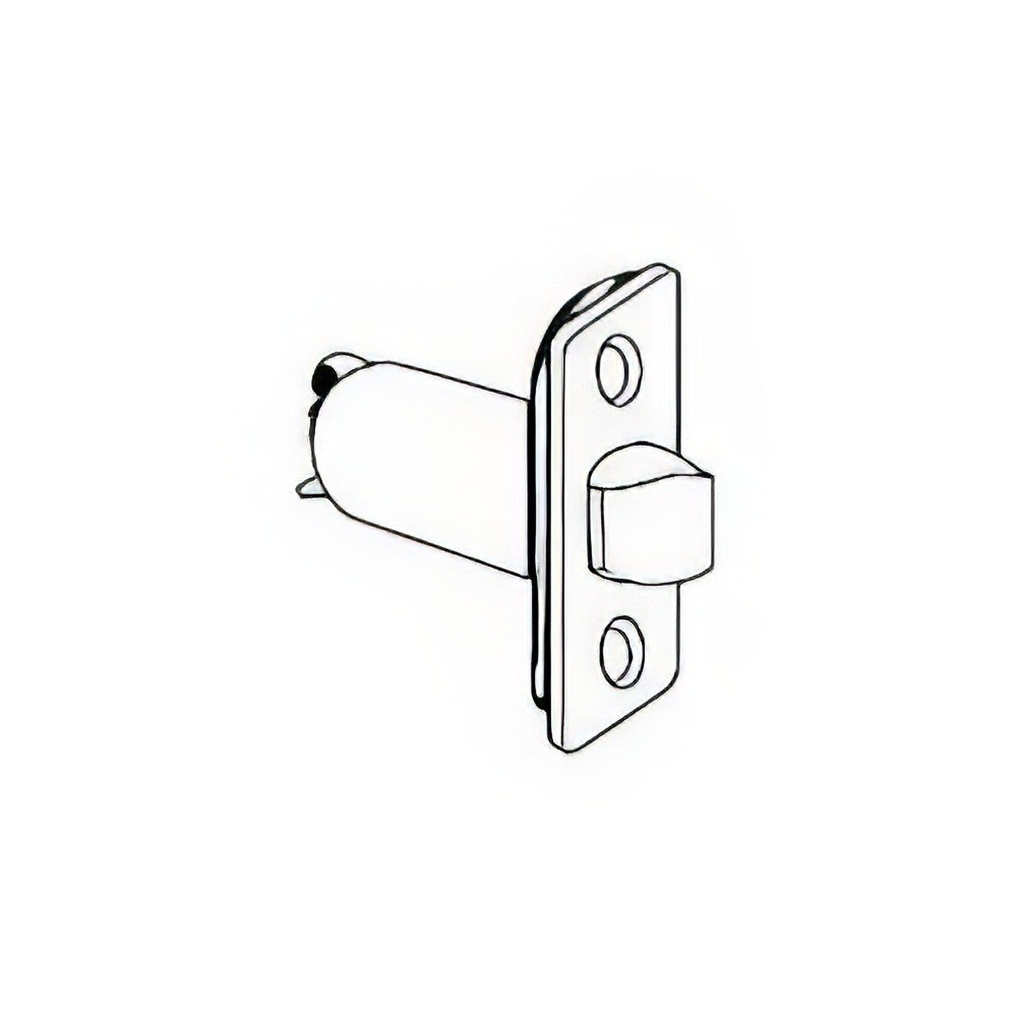 Schlage Commercial 14010605 3-3/4" Spring Latch with Square Corner 1-1/8" x 2-1/4" Faceplate