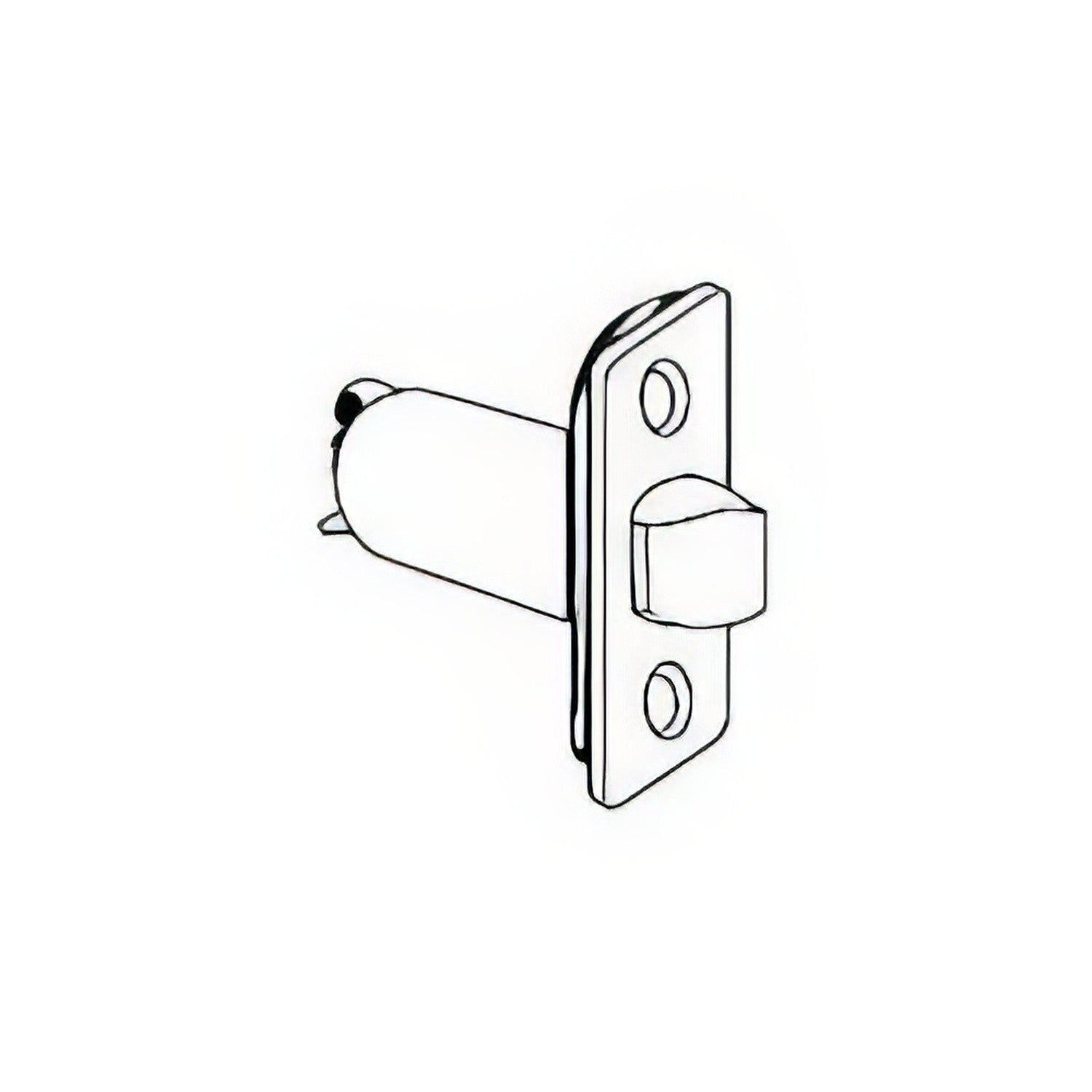 Schlage Commercial 14042605 2-3/4" Fire Door DeadLatch with Square Corners and a 3/4" Throw