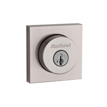 Kwikset 159SQT-15S.STRKP Halifax Square Rose Double Cylinder Deadbolt SmartKey with 6AL Latch and STRKP Strike Pack which includes Square Corner, Round Corner and 5303 Round Corner Full Lip Strikes KA3 Satin Nickel Finish.