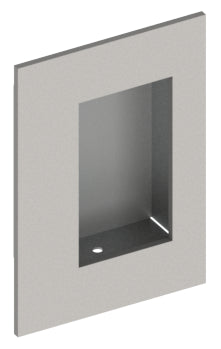 Hager 15S32D Flush Cup Pull Satin Stainless Steel Finish.