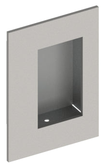 Hager 15S32D Flush Cup Pull Satin Stainless Steel Finish.