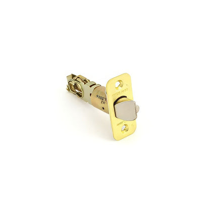 Schlage 16086 Universal Dual Option Round Corner Dead Latch with Drive-In Faceplate.