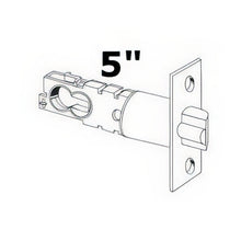 Schlage Commercial 16-132 5" DeadLatch with Square Corner 1-1/8" x 2-1/4" Faceplate for UL Listed Locks.