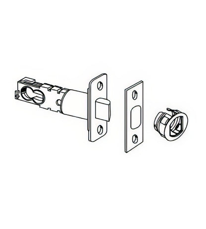 Schlage 16-210 2-3/8" or 2-3/4" F-Series Replacement Latch with Triple Faceplate Options