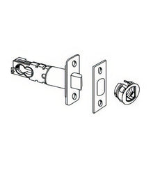 Schlage 16-210 2-3/8" or 2-3/4" F-Series Replacement Latch with Triple Faceplate Options