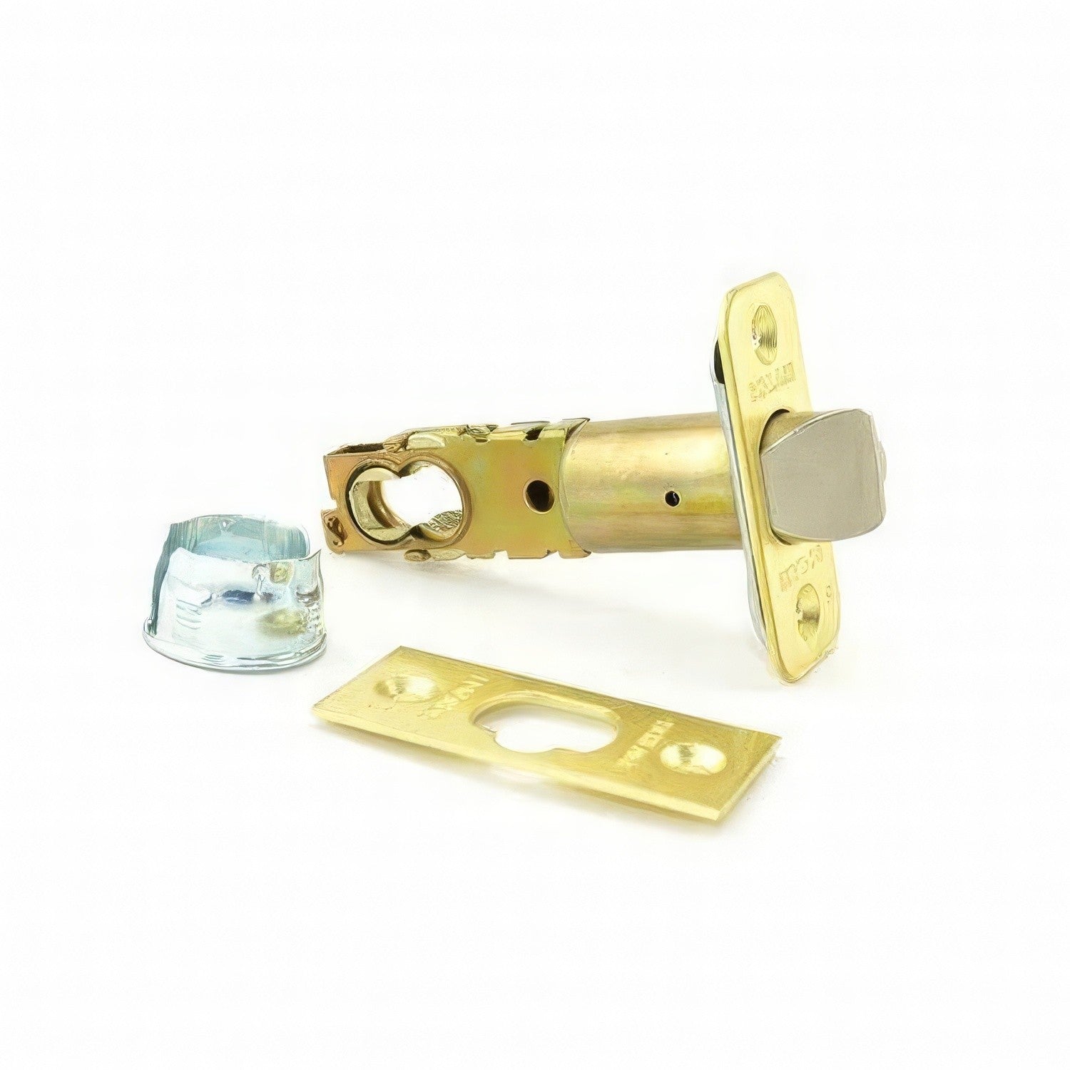 Schlage 16-211 2-3/8" or 2-3/4" DeadLatch with Triple Faceplate Options.