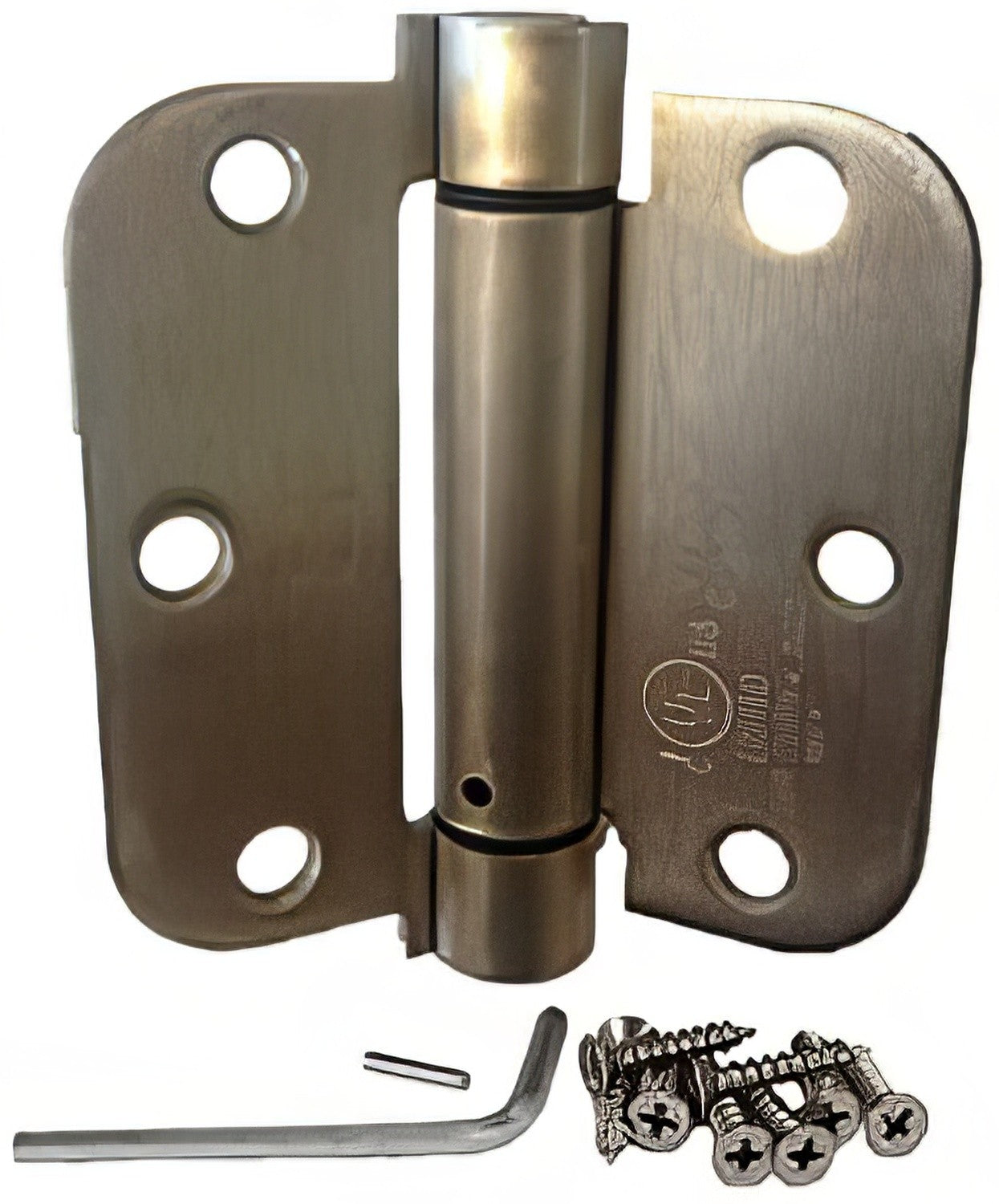 Hager 17513 3.5" x 3.5" Mortise Spring Hinge with 1/4" Radius Corner