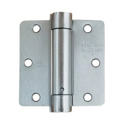 Hager 17513 3.5" x 3.5" Mortise Spring Hinge with 1/4" Radius Corner