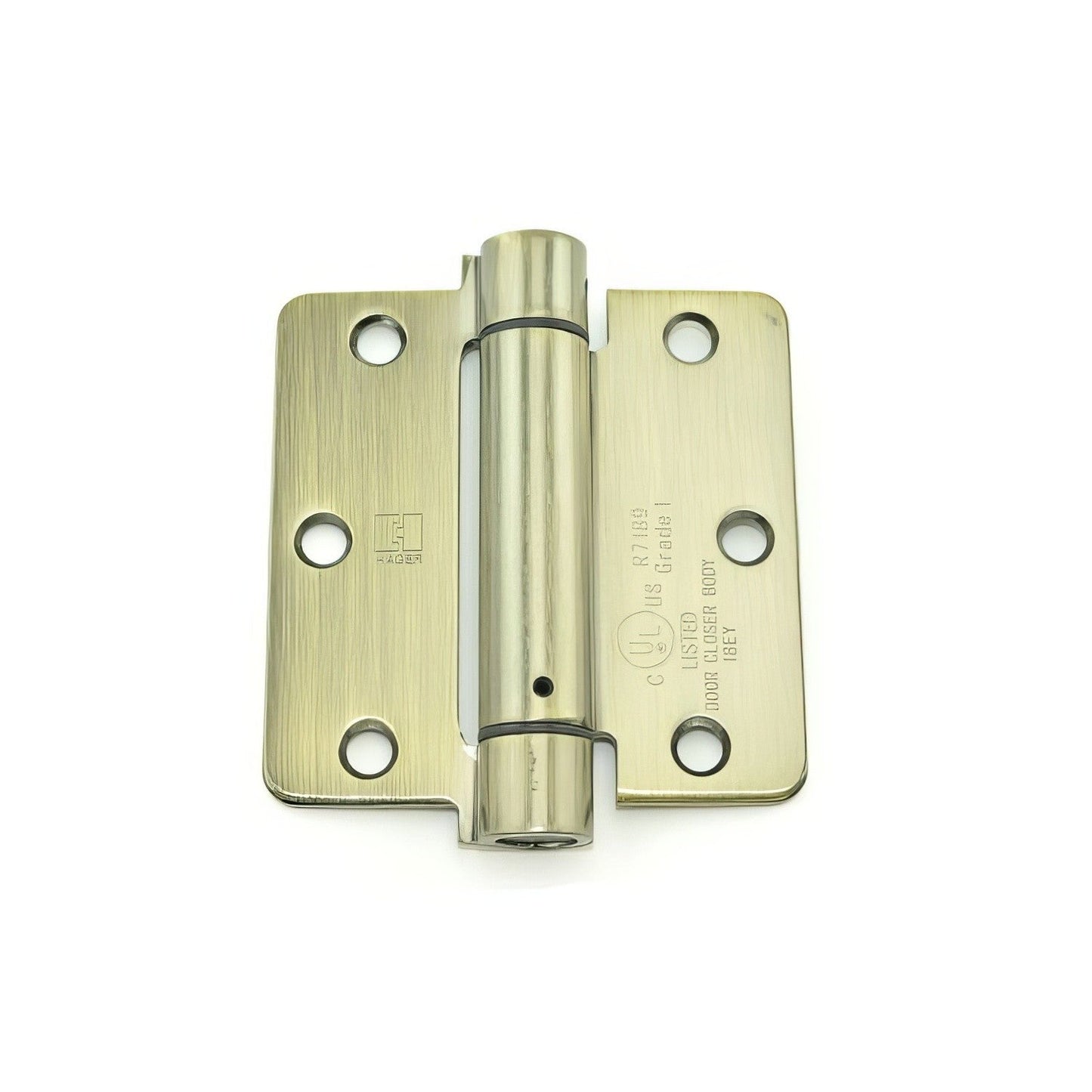 Hager 17513 3.5" x 3.5" Mortise Spring Hinge with 1/4" Radius Corner