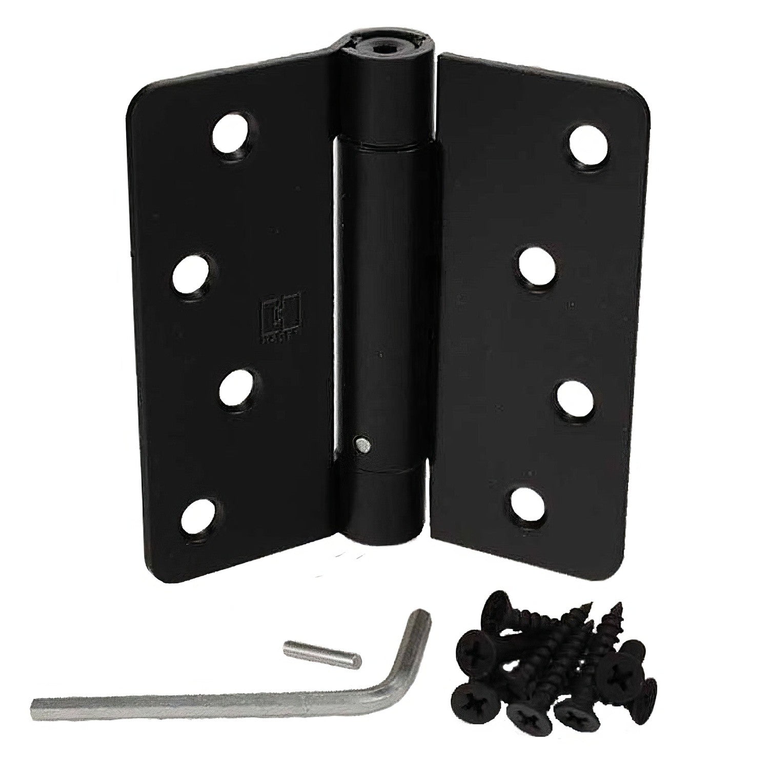 Hager 17514 4" x 4" Mortise Spring Hinge with 1/4" Radius Corner