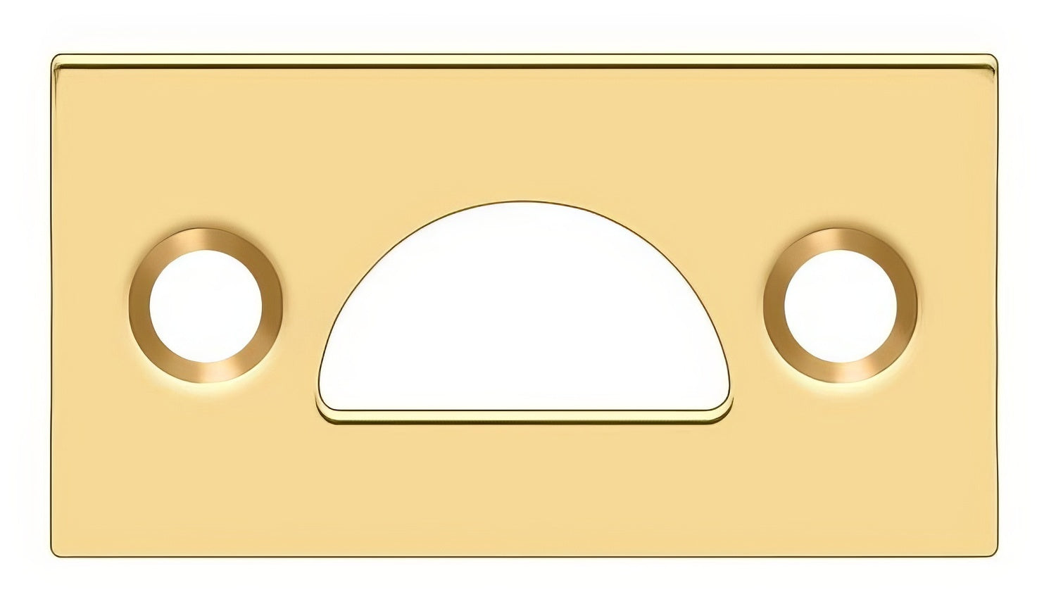 Deltana 178MSTCR003 Mortise Strike Plate