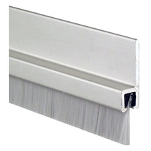 Pemko 18041CNB84 84 Inch 180 Degree Aluminum Retainer Weatherstrip with 3/4 Inch Nylon Brush Clear Aluminum Finish.