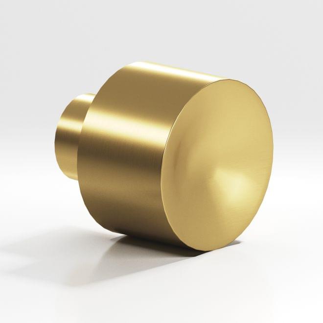 Colonial Bronze 1854.CB 185 Series 1-1/4" Diameter Cabinet Knob Satin Brass Finish.