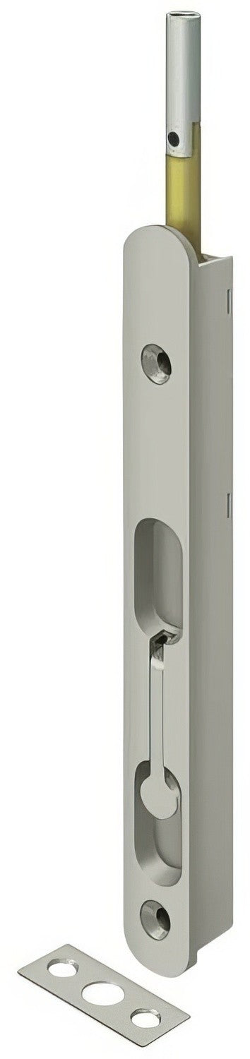 Deltana 18EFBZ 18" Zinc Round Edge Extension Flush Bolt
