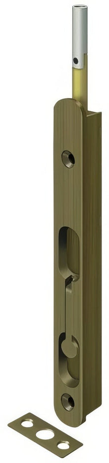 Deltana 18EFBZ 18" Zinc Round Edge Extension Flush Bolt