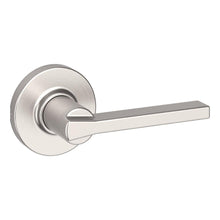Kwikset 200CSLRDT-15 Casey Lever with Round Rose Passage Door Lock with 6AL Latch and RCS Strike Satin Nickel Finish.