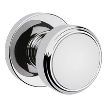 Kwikset 200MNKRDT-26 Maven Knob Round Rose Passage Door Lock with 6AL Latch and RCS Strike Bright Chrome Finish.