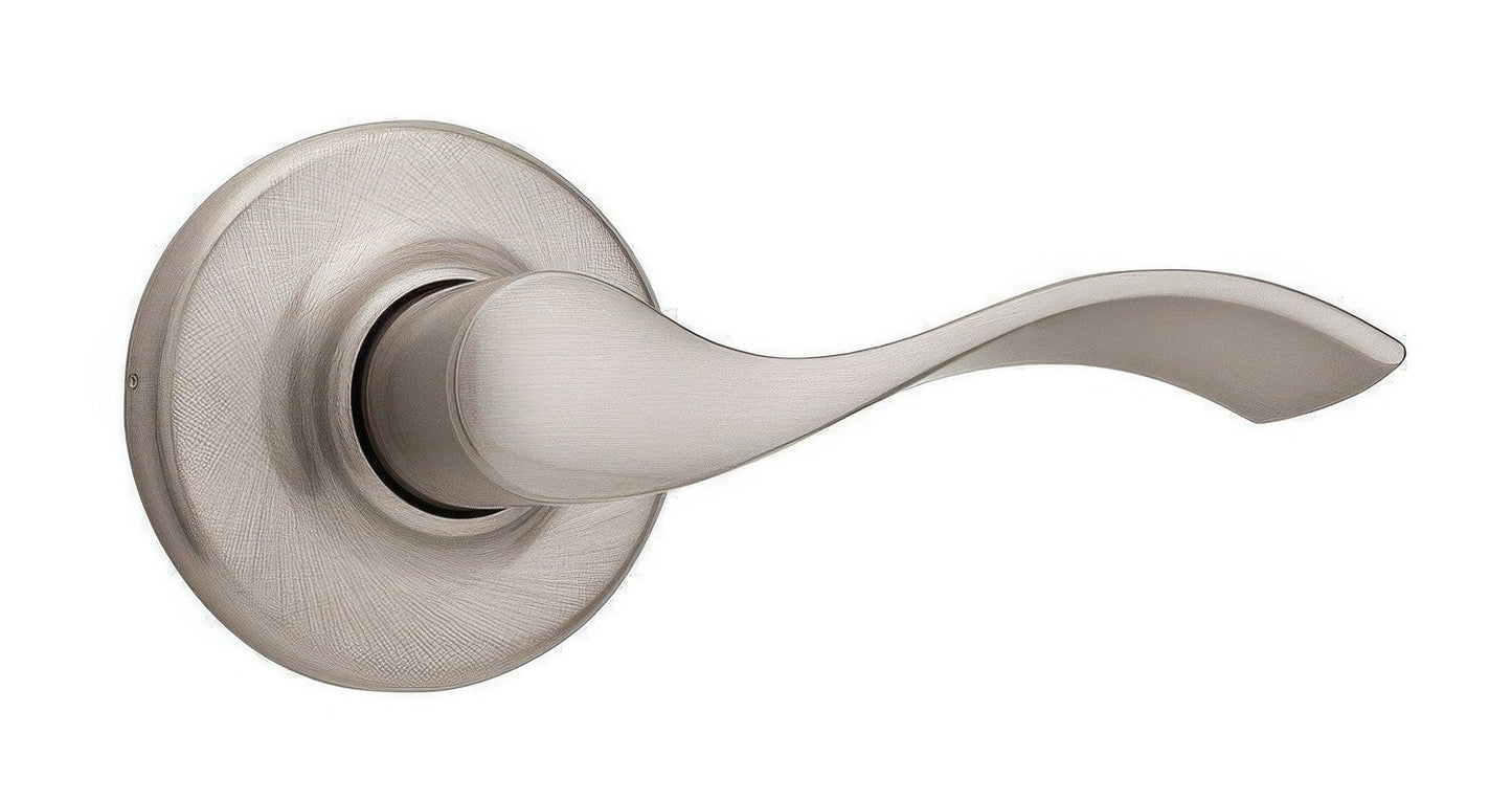 Kwikset 200BL Balboa Reversible Passage Door Lever.
