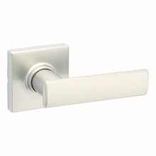 Kwikset 200BRNLSQT Breton Passage Door Lever with Square Rose.