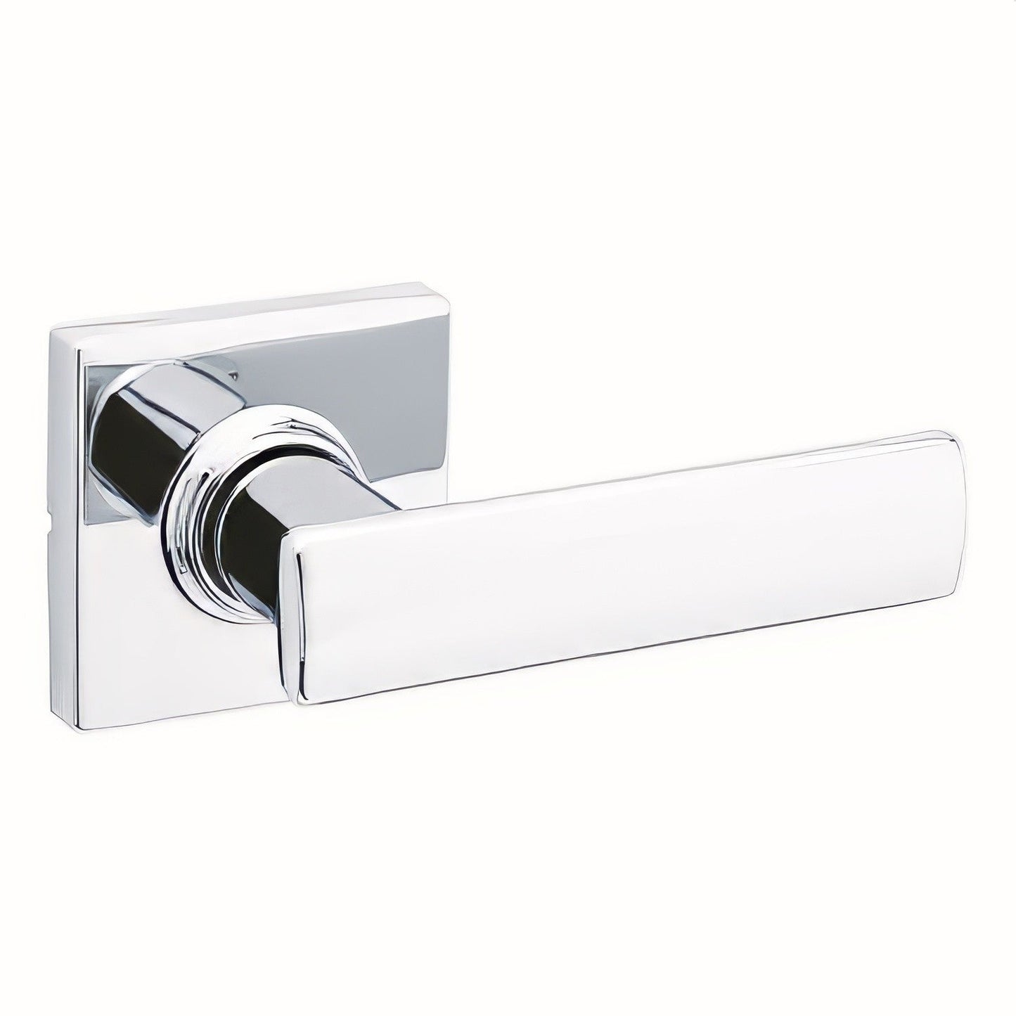 Kwikset 200BRNLSQT Breton Passage Door Lever with Square Rose.