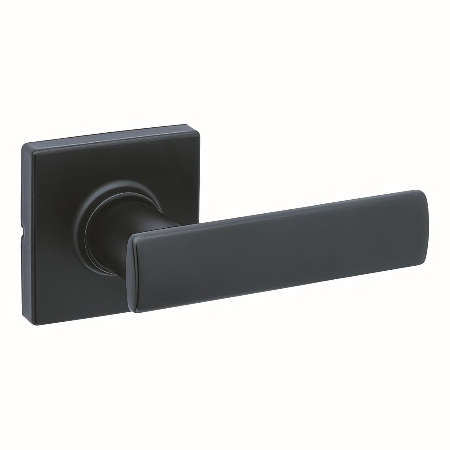 Kwikset 200BRNLSQT Breton Passage Door Lever with Square Rose.