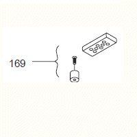 LCN 20301SB96 Replacement Track Bumper.