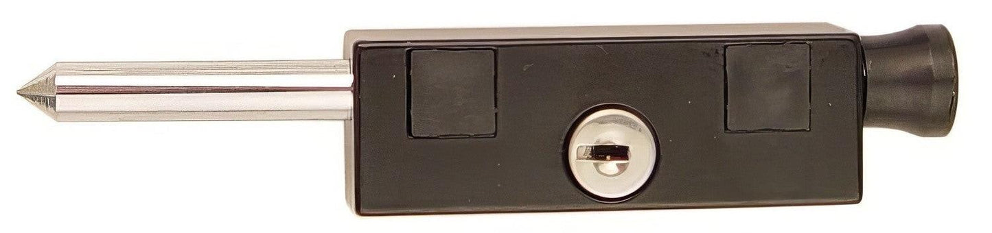 Emtek 6-1/8" Length Keyed Brass Patio Door Bolt